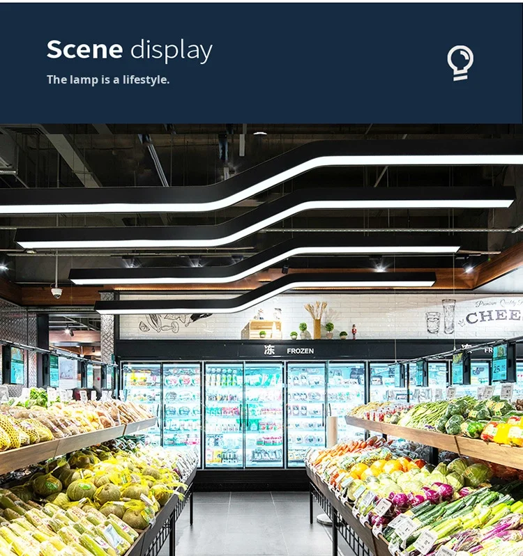 product led gym pendant light for supermarket mall industrial style creative shape internet cafe e sports dance studio special light-7