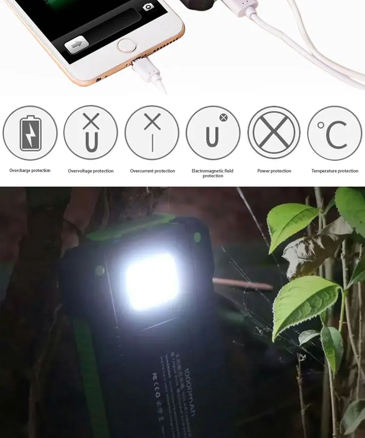 Custom Promotional New 20000mah Solar Charger Solar Power Bank - ANKUX.COM