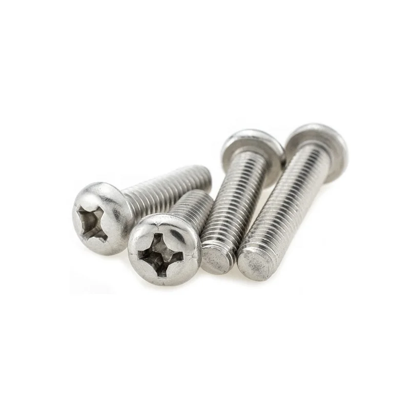 
Customized Stainless Steel Cross Recessed Pan Head Screws M4M6M8M10M12M16M18 