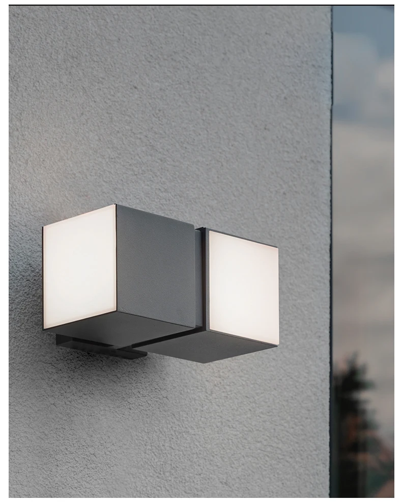 Long modern outdoor wall lamps waterproof wall lamp  up down light outdoor wall light