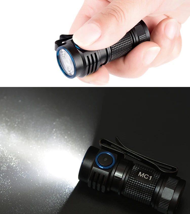 Trustfire Mc1 Usb Rechargeable Flashlight Pocket Clip Torch