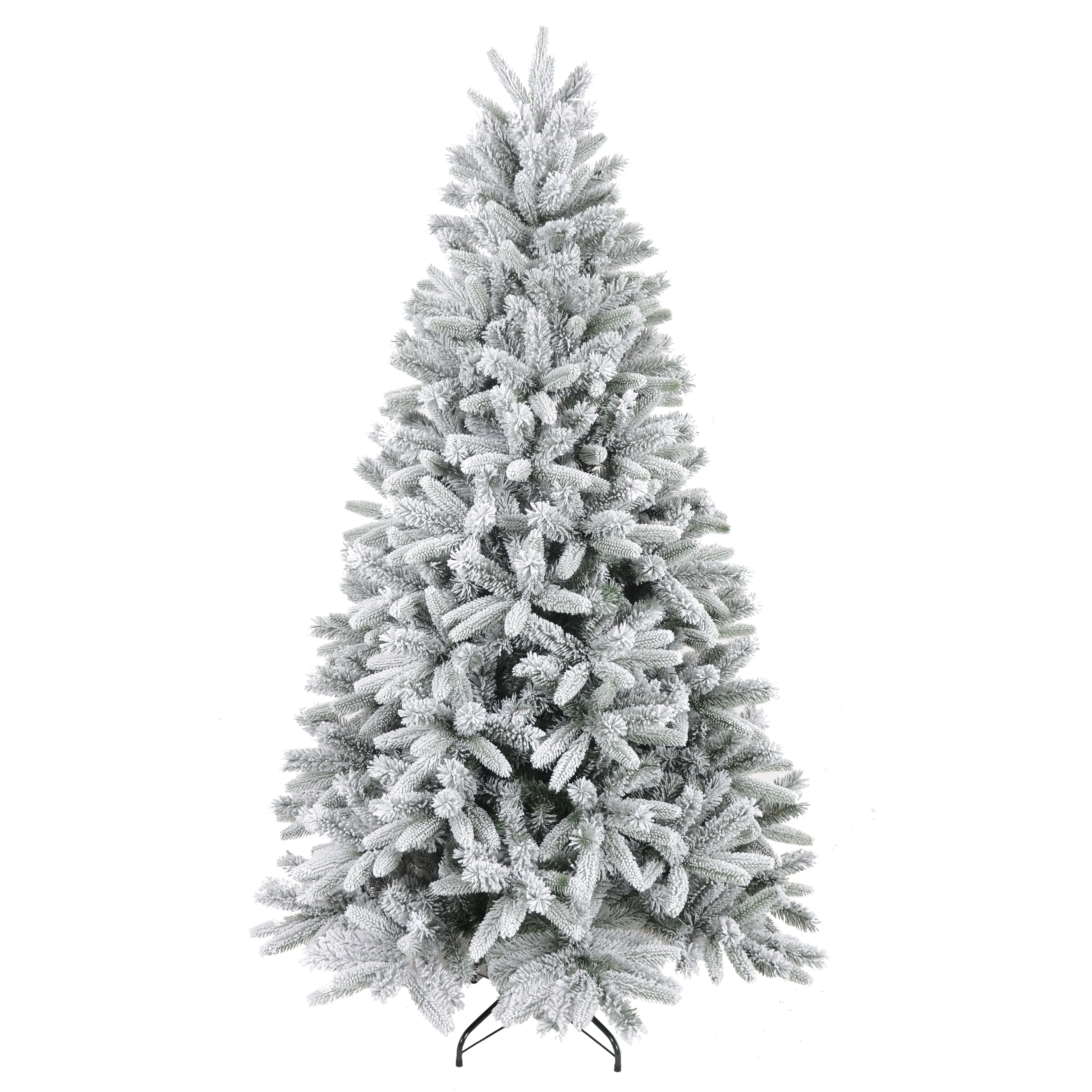 Oem Odm 2023 Wholesale Customized Good Quality Flocked Spiral Christmas