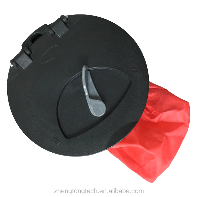 Black Deck Plate Kit, Deck Hatch Kayak Hatch Cover, Waterproof And