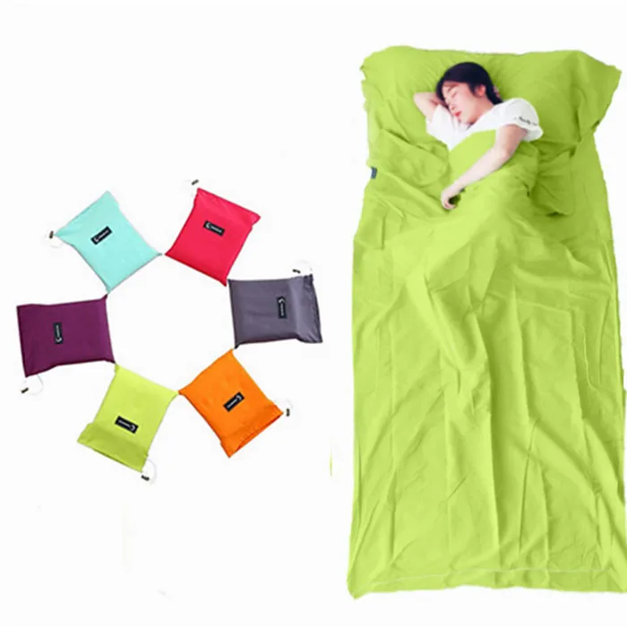 Portable Adult Travel Bed Sheets Liner Isolatoin Sleeping Bag For Hotel