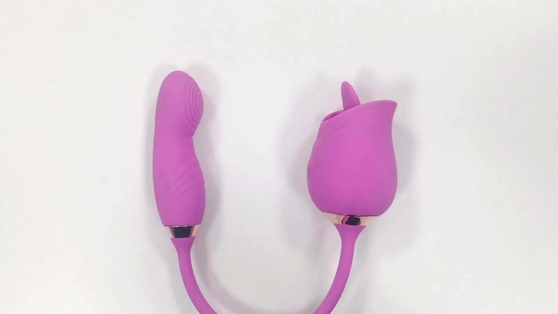 Soft Silicone Flexible Powerful Motor Waterproof Massagers Double Head Rose Flower Massager Toys for Women Soft Silicone Flexible Powerful Motor Waterproof Massagers Double Head Rose Flower Massager Toys for Women