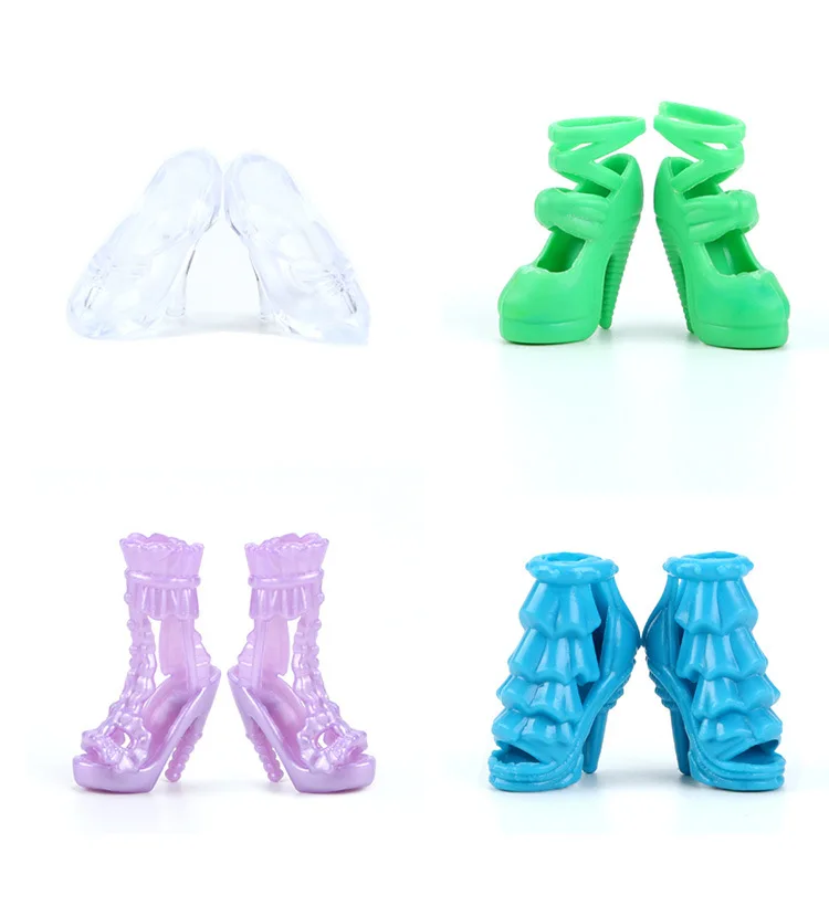 15/30/60 Pairs Doll Shoes Multiple Styles Heels Sandals For Doll Dolls GiftKTP 