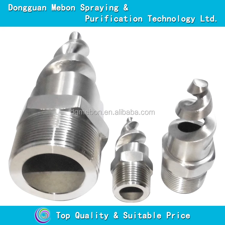 Dust Control Whirl Jet Nozzle,Exhaust Gas Filtration Spiral Nozzle
