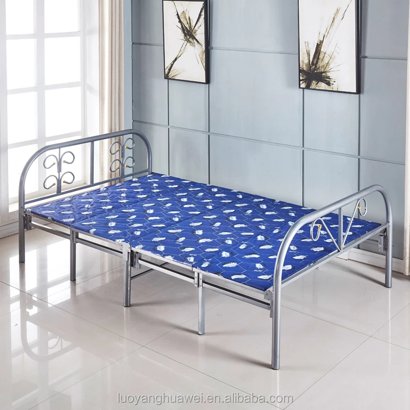 Wholesale Bedroom Furniture Steel Frame Metal Single Folding Bed - Buy ...