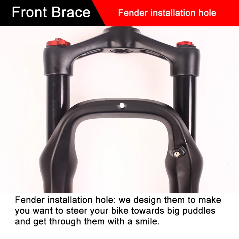 26" Suspension Fork Mtb Locking Fat Bike Air Bicycle Suspension Forks