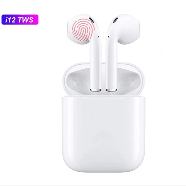 New products tws i12 wireless Earphones I12-tws headphone with charging box In Ear Use for Mobile Phone
