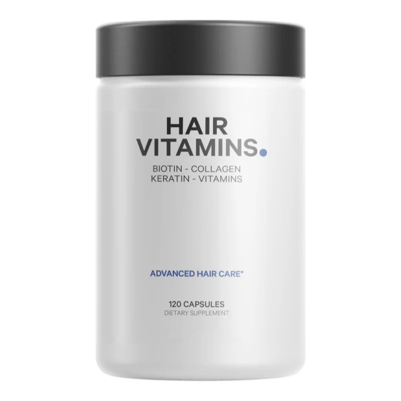 Hair Vitamins Keratin Collagen Vitamin A,B12,C,D3,E,Zinc Inositol