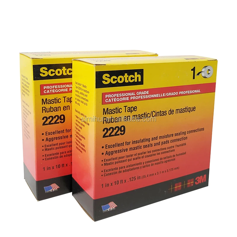 3m 2229 Mastic Tape Compound Waterproof Insulation Tape For Sealing