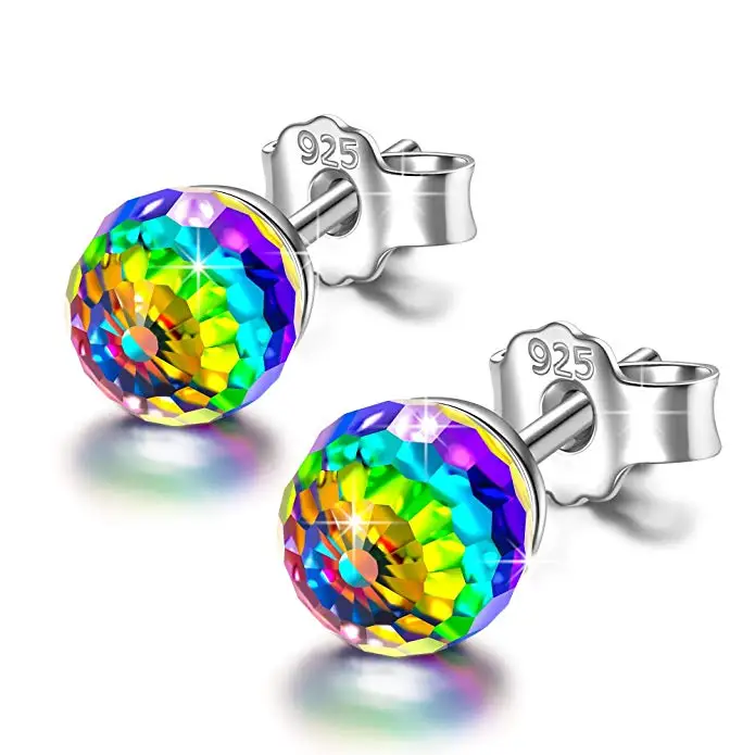 Fantastic World Silver Stud With 925 Sterling Women Earrings