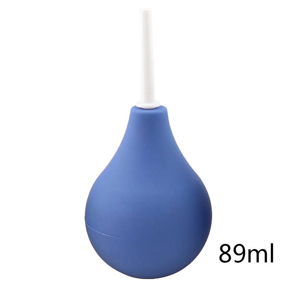 Home Health Medical Silicone Anal Douche Soft Safe Enema Flush Bulb For