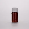 Packaging amber empty cosmetic bottle pharmaceutical amber plastic medicine pill 30ml cough syrup bottle tamper proof seal