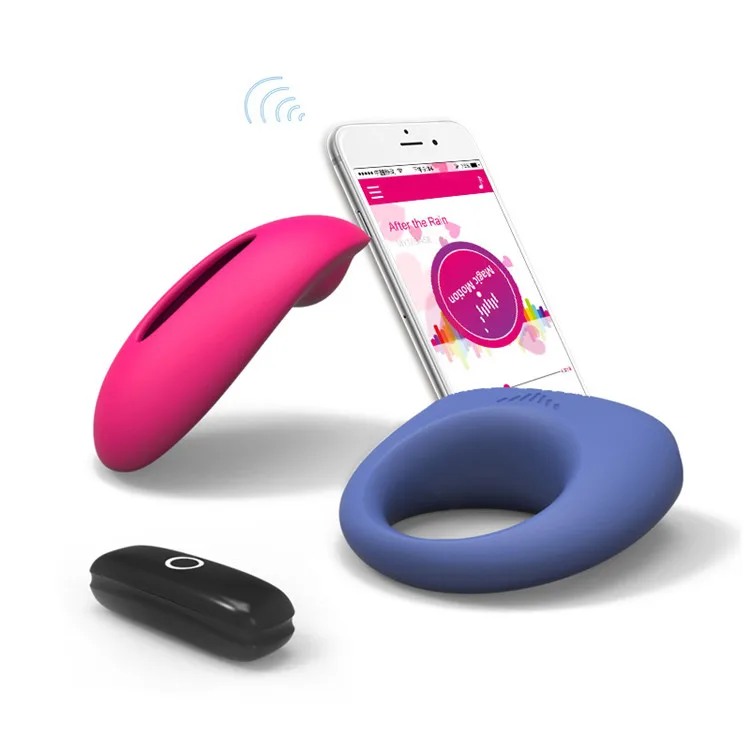 Smart Vibrator Wireless App Controlled Sex Toy Sex Set Vibrating Ring 1161