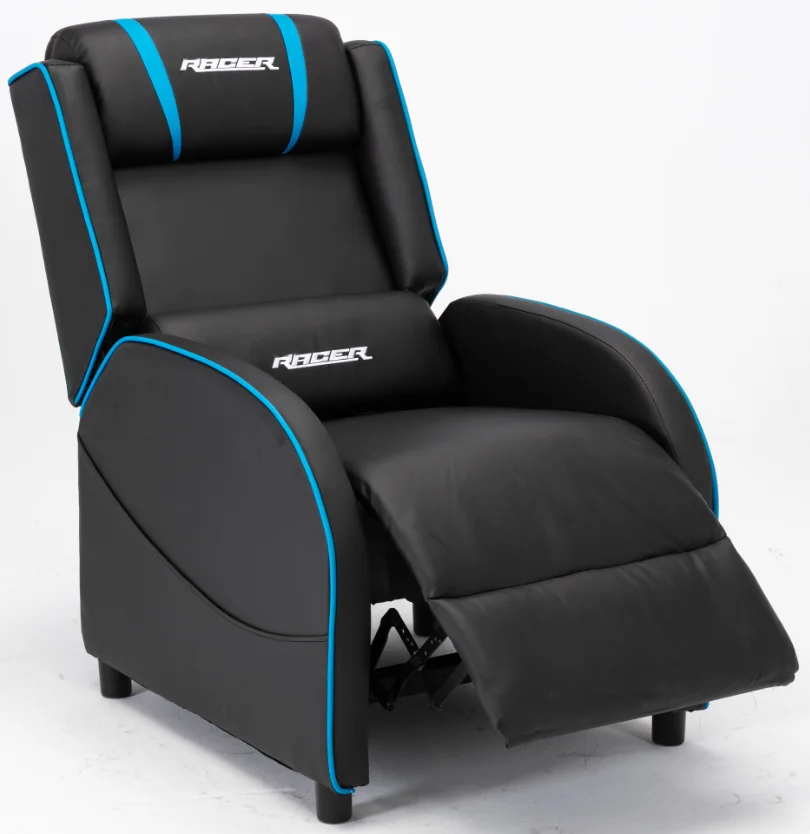 GTRACING Gaming Recliner Chair With Bluetooth Speakers Racing Style Single Gaming Sofa Modern