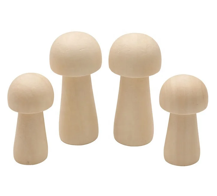 unfinished wooden peg dolls