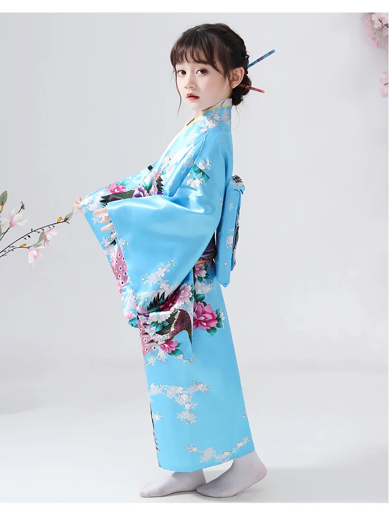 traditional anime lolita cherry sakura flower geisha