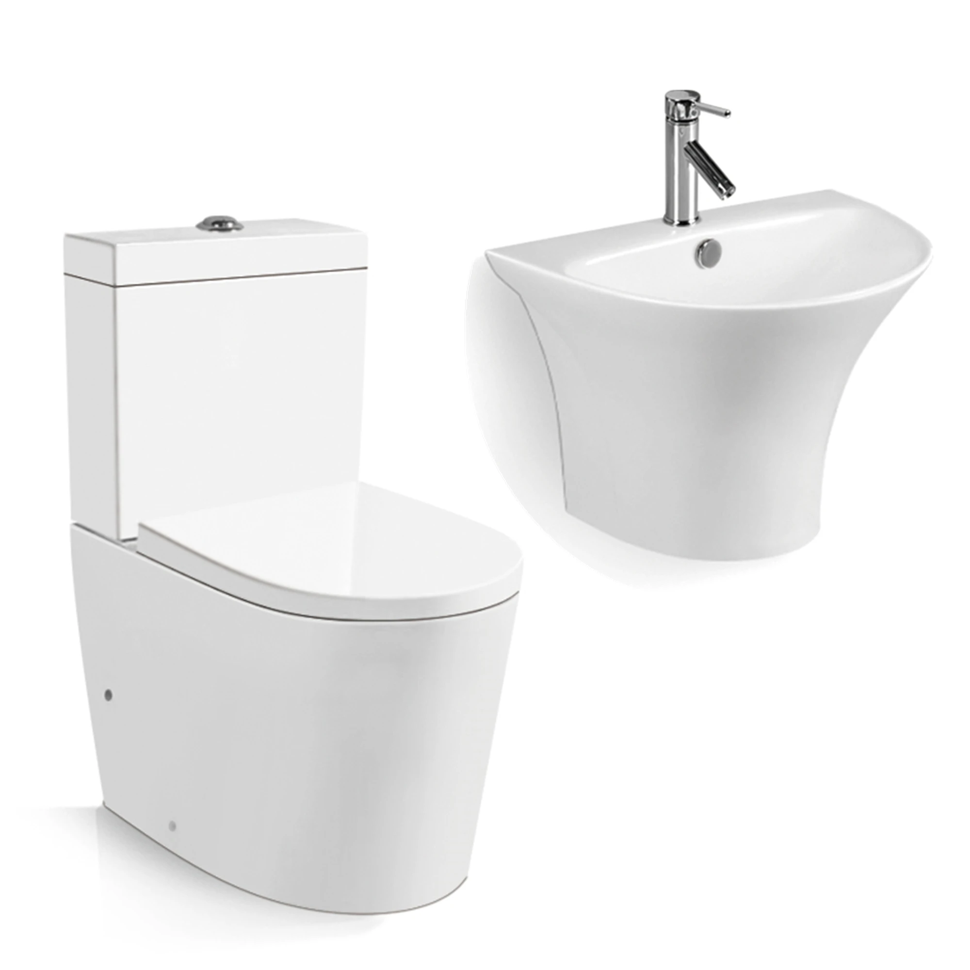 First E5201 Sanitary Ware Bathroom Ceramic Wc Piss Two Piece Toilet Set