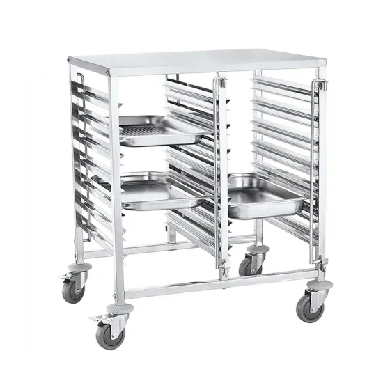 Quality First Cake Tray Cart Stainless Steel Trolley Cake Turning Gear