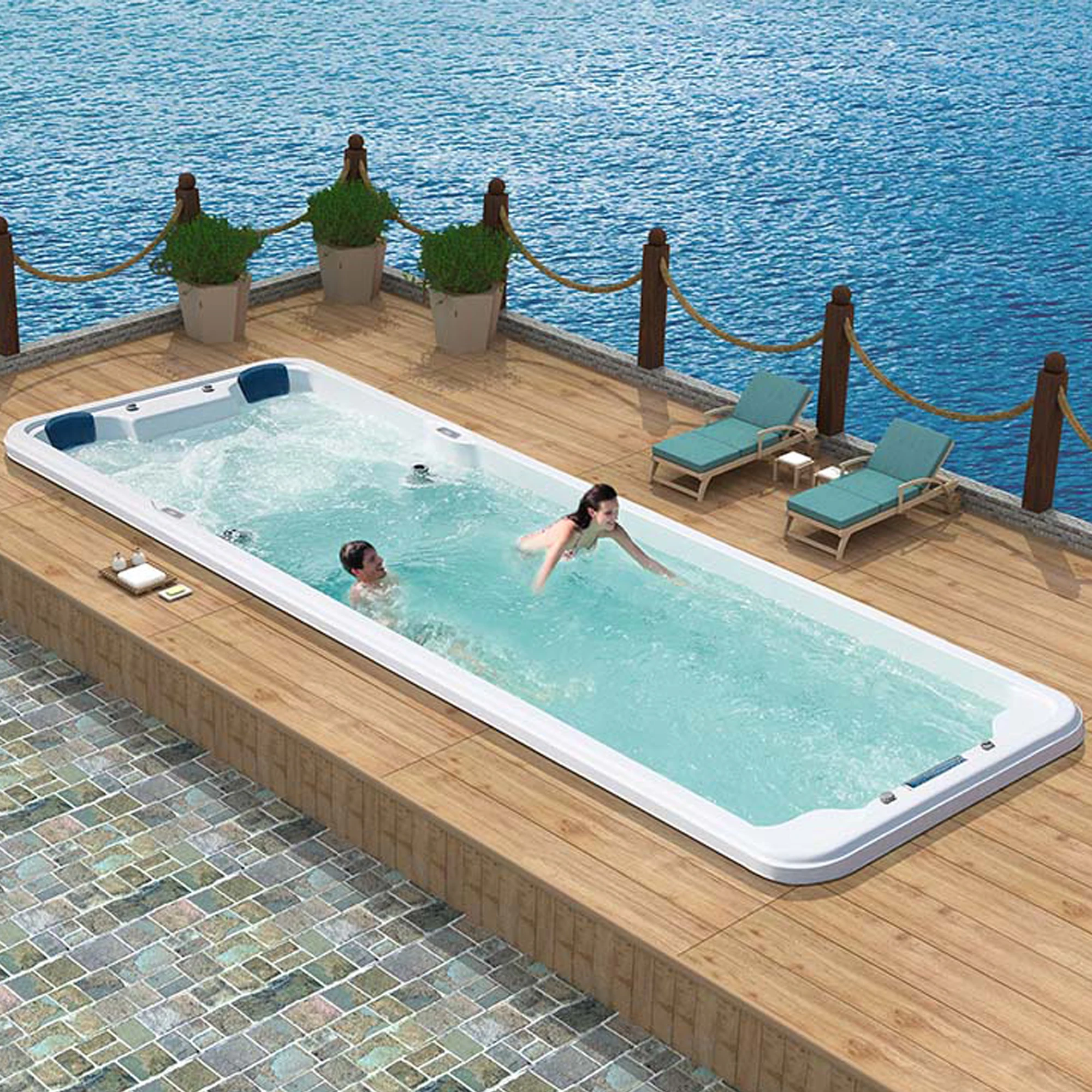 swim spa enclosure/ hotel swim spa/ jet nozzle outdoor swimming pool