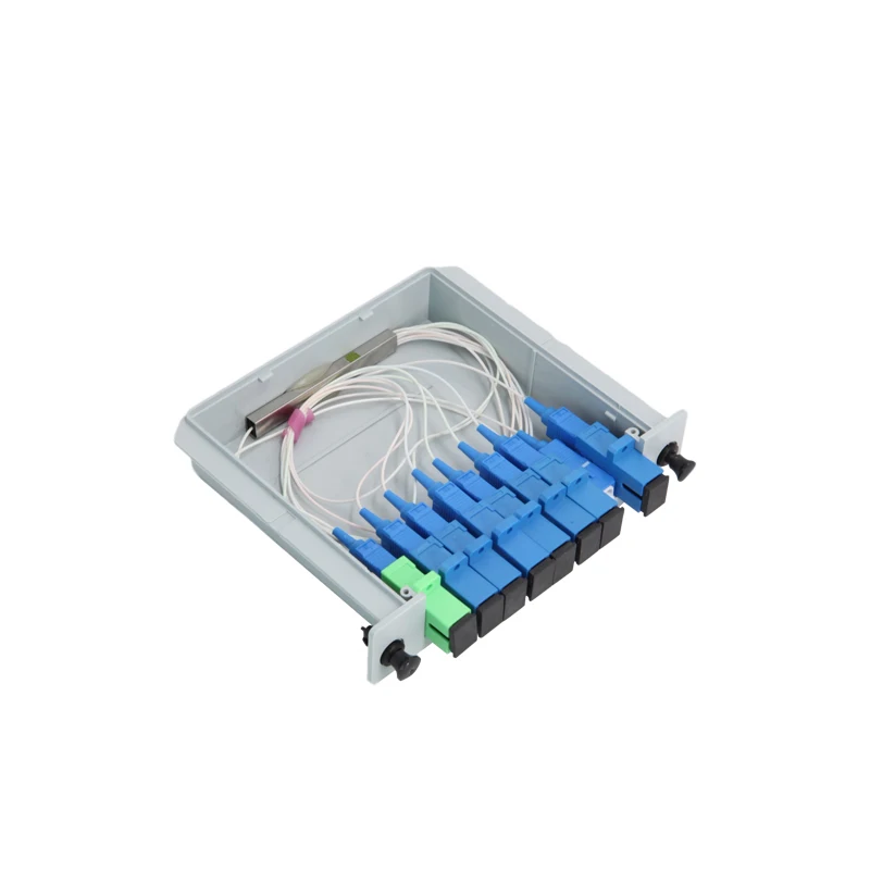 with sc/apc connectors cassette type 1*8 fiber optical plc