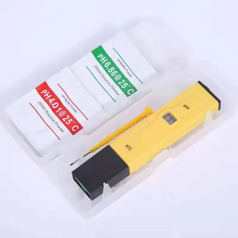 
Portable Aquarium Pool Water Wine Urine Hydroponic LCD Monitor Accuracy 0.1 PH-009-107 Digital PH Meter value 