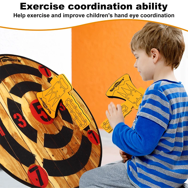 Factory Directly Wooden Safety Dart Board Set Shooting Sticky Dart