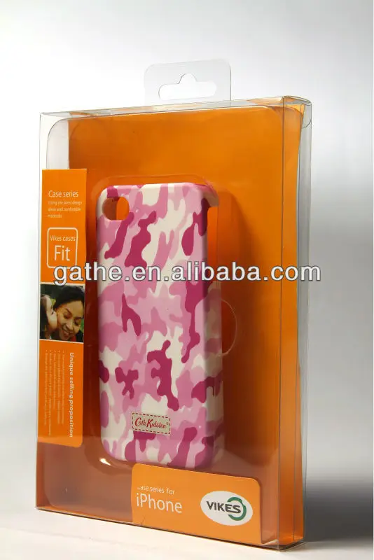 customized color printing display box for iphone case