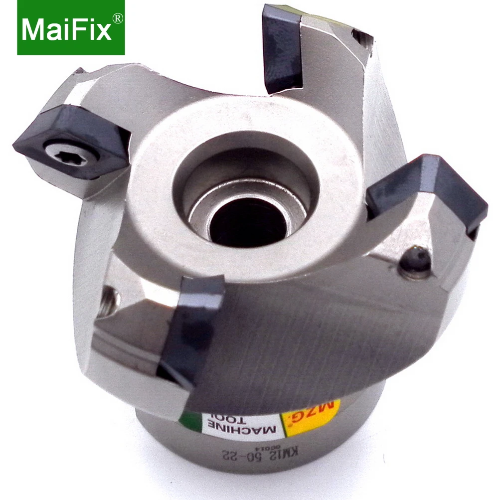 Maifix Km12r Carbide Inserts Sekt1204 Clamped Fast Feeding Alloy End Mill Km Steel 45 Degree