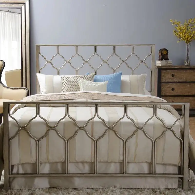 2020 cheaper price high quality cheaper price ancient nostalgic Iron fram modern bed