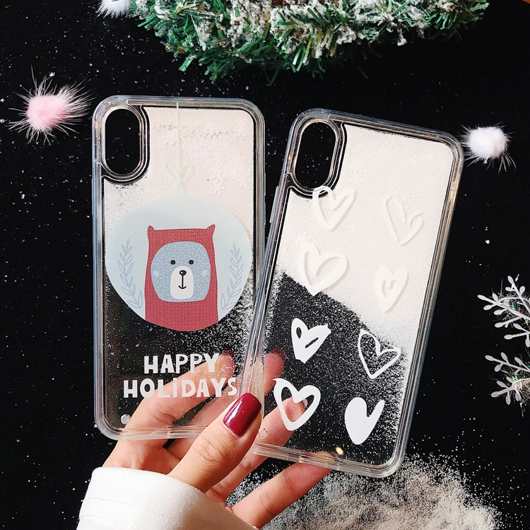 Cedar Quicksand Christmas TPU Case for iPhone 6 to 11 Pro Max