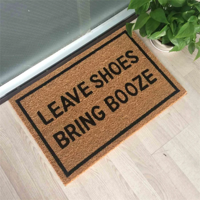 Allnatural Coconut Fiber Coir Doormat Rectangular Hello Doormat 17"*24