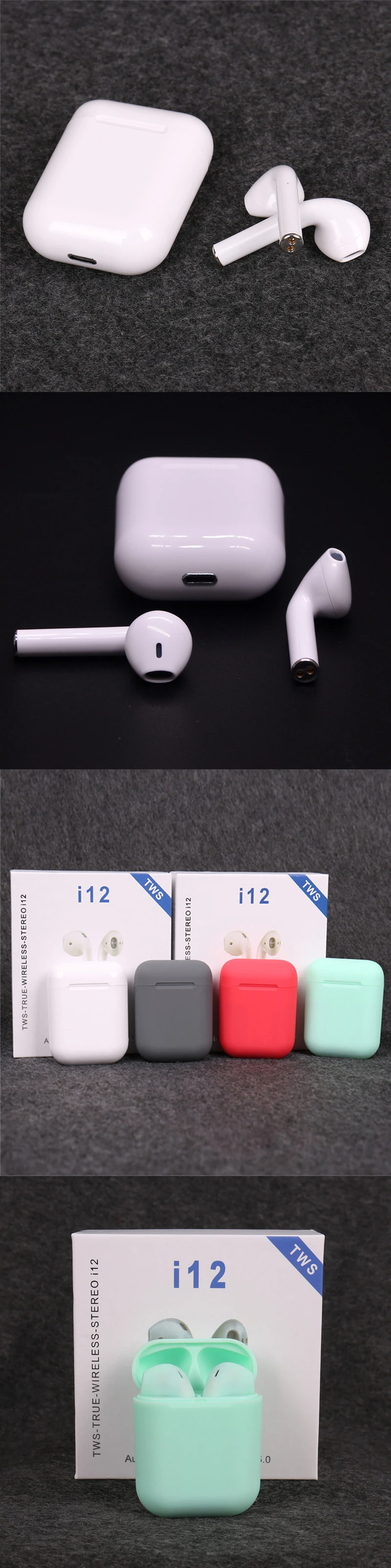 Best Price ear pods i12 bluetooth earphone with cheap - ANKUX.COM