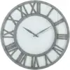 Farmhouse Metal & Solid Wood home decor big wall clock