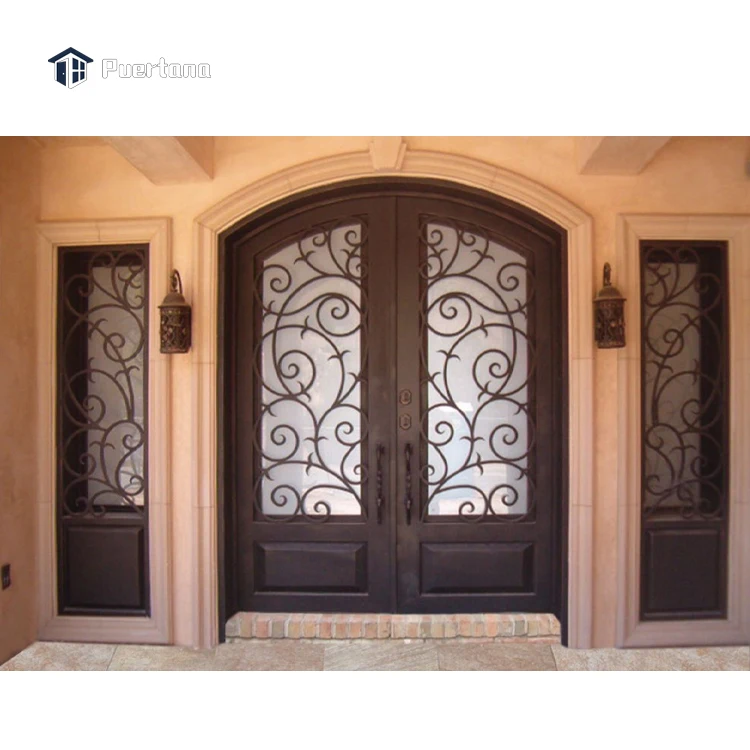 Venta al por mayor puertas para exterior modernas hierro-Compre online