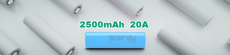 MSDSの平屋建家屋の18650リチウム電池3.7 V 2500mahの充電電池 0