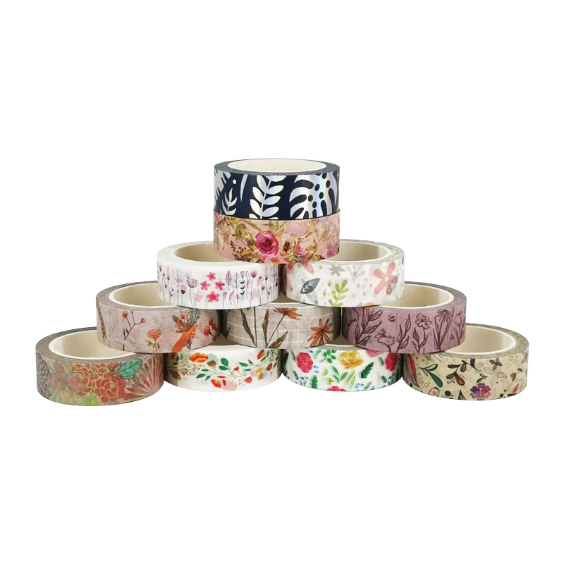 

Washi tape,100 Rolls, Cmyk color printing washi tape