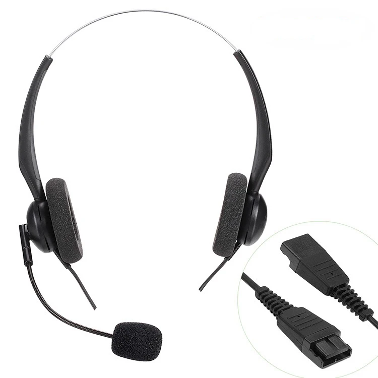 
Factory Direct Sale Headset For Telephone Made By Call Center Headset Manufacturer With Usb To Quick Disconnect 