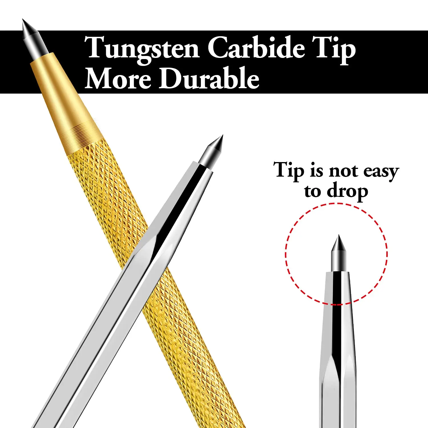 Metal Scribe Tool Premium Aluminium Tungsten Carbide Tip Scriber ...