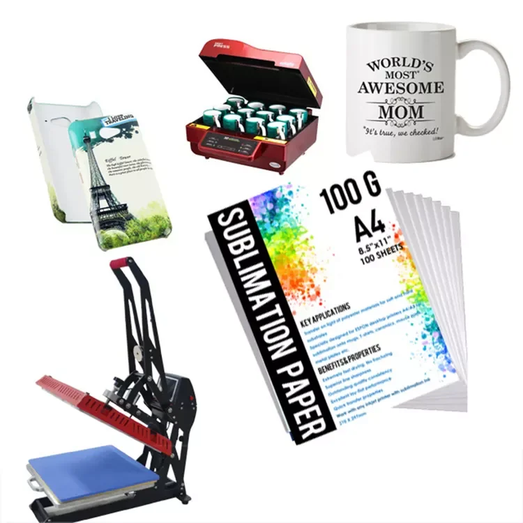 A4 Size Sublimation Heat Transfer Paper For Polyester For Coffee Mugs T