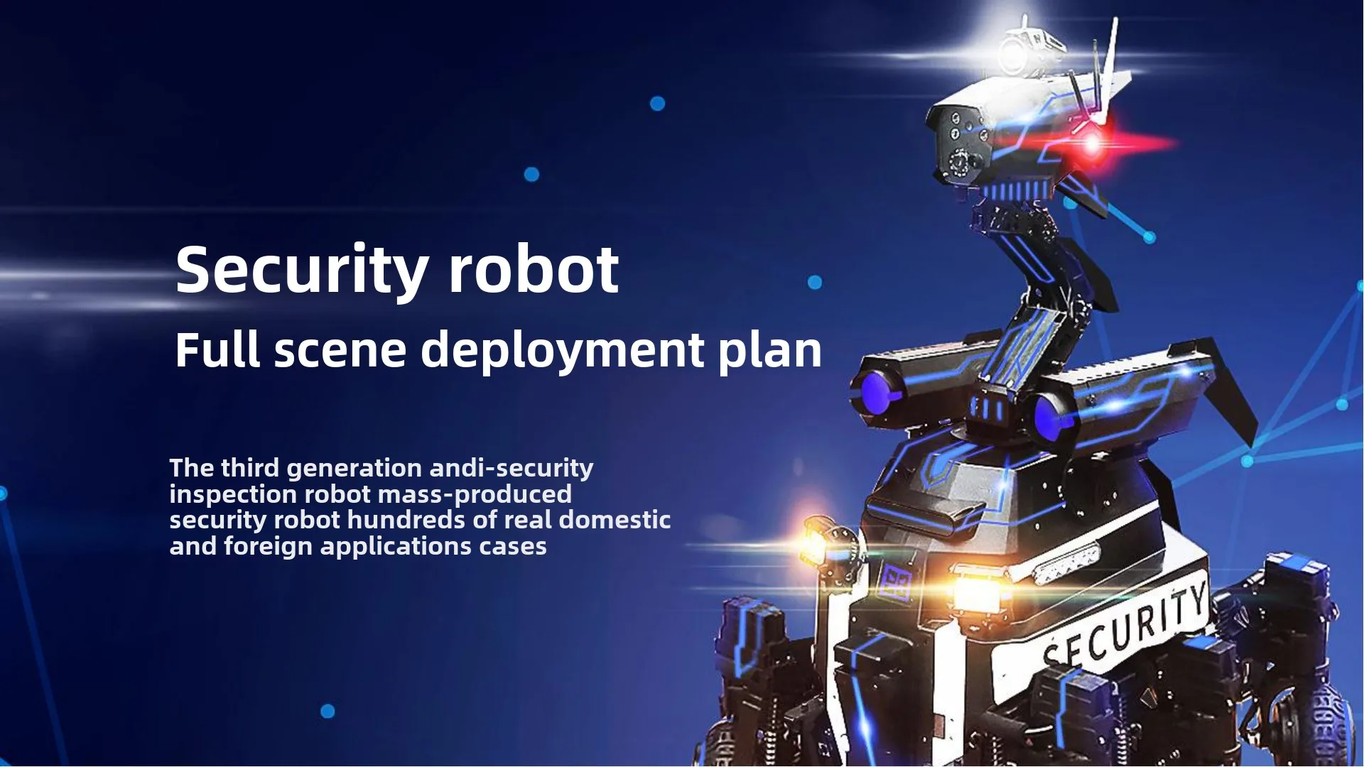 All-Scenario Comprehensive Monitoring Security Robot for Campus Factory Community Complete Intelligent Autonomous Patrolling supplier