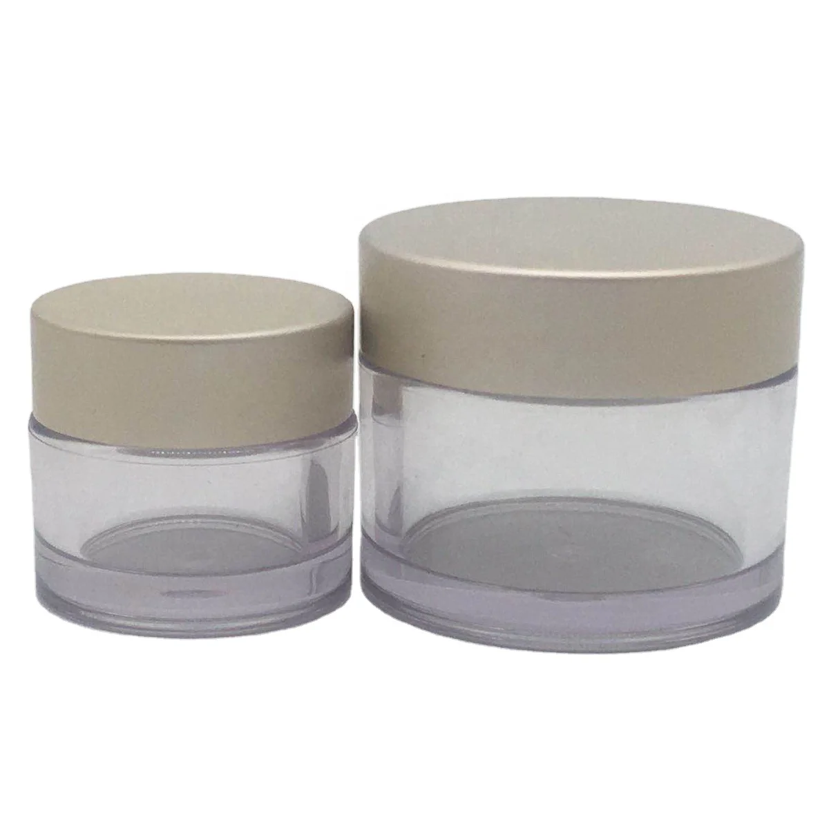 Top Sale 2 Oz Cosmetic Lotion Cream Makeup Samples Container Jars Petg