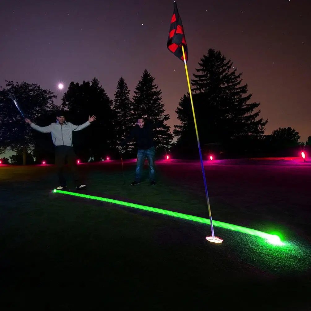 golf balls glow