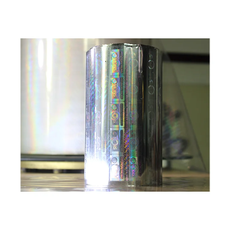 Holographic packaging film holographic reflective film pattern maker