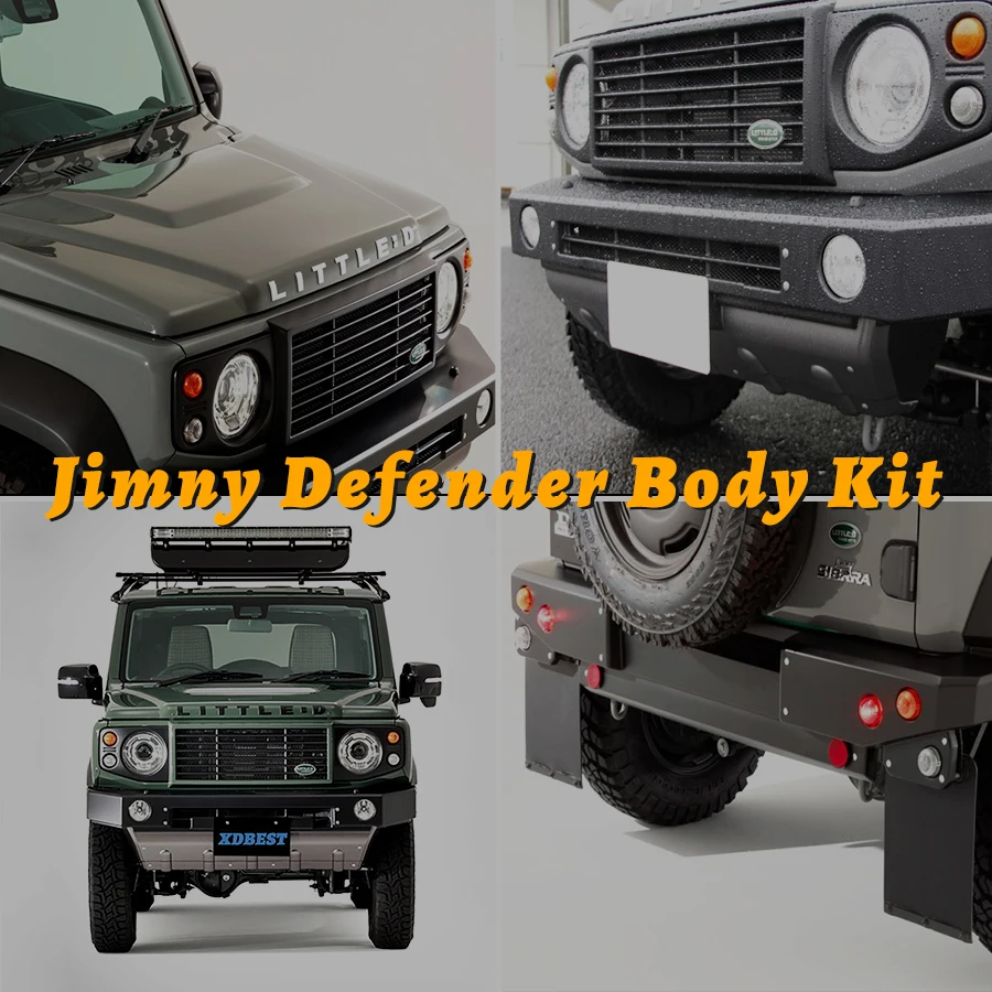 Hot Sale Little D Defender Style Body Kit For Suzuki Jimny Jb74w Jb64w