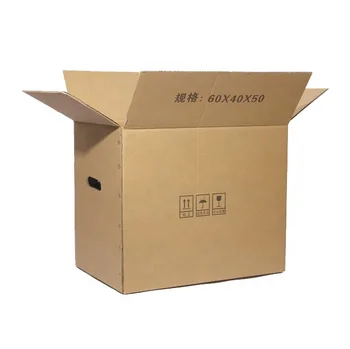 Wholesale Portable Cartons Cardboard Storage Boxes With Handle Brown Moving Box Buy Portable Cartons Customized Packaging Box Brown Moving Box Product On Alibaba Com
