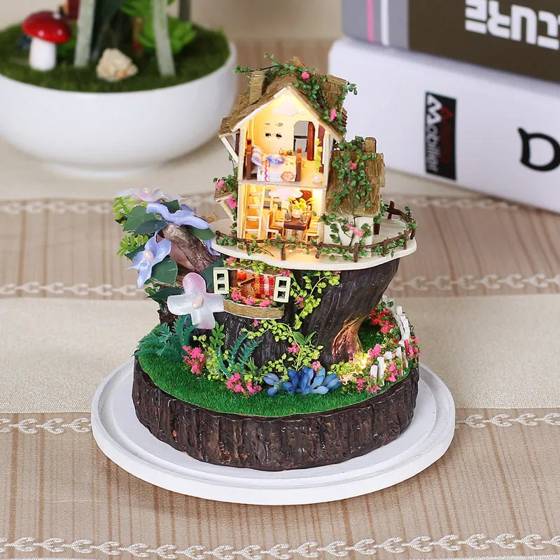 Song Of The Forest DIY Doll House GN-03 Assembled Children Kids Toy Adult Collection Dollhouse Intelligence Gift Funny 17*10cm