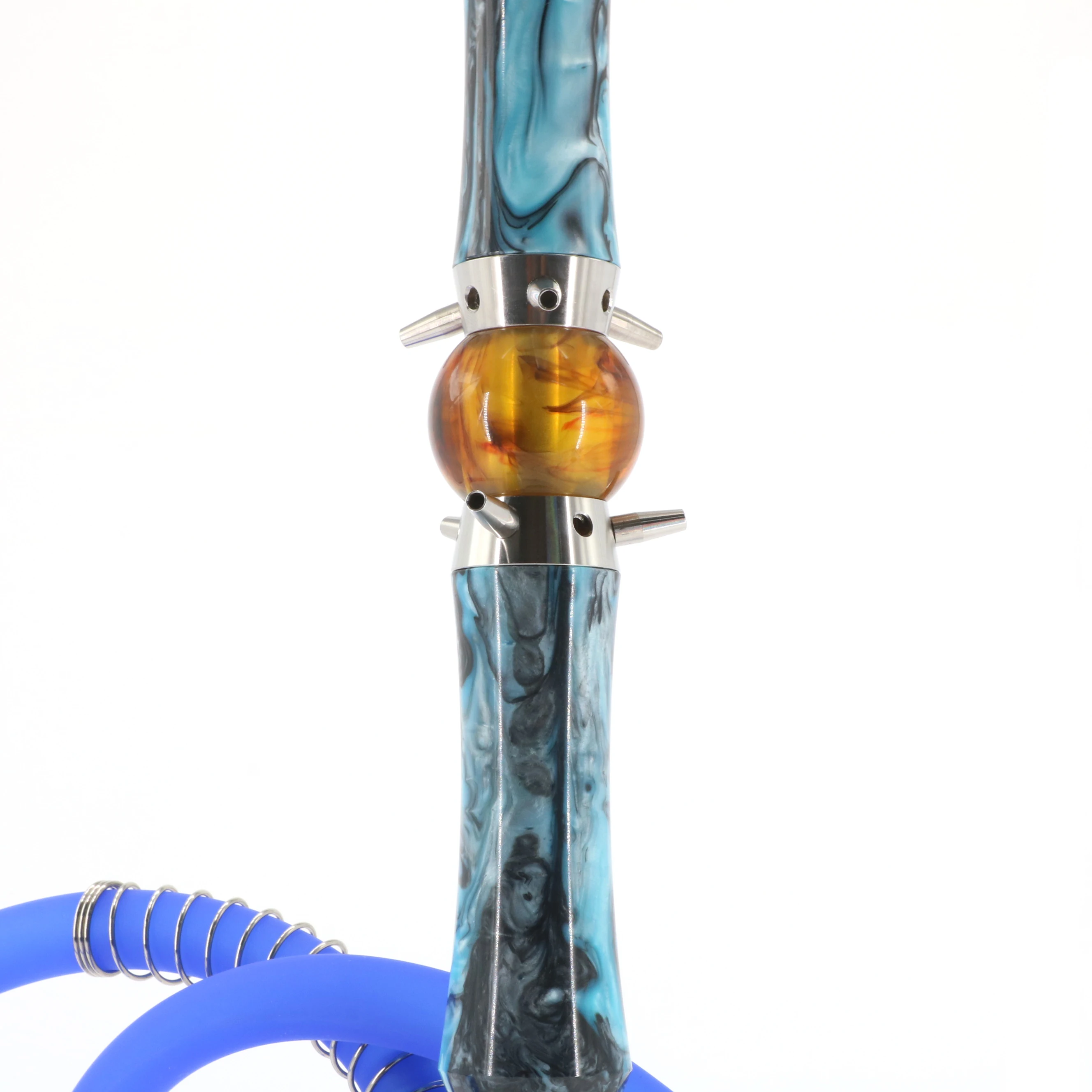Stainless Steel Hookah Russian Shisha Resin Stem Nargile Hubbly Bubbly